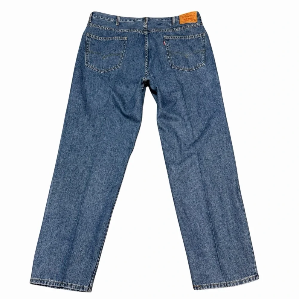 Levi's 550 Relaxed Fit Straight Leg Jeans Medium Wash‎ Men's Size W42 L32 EUC